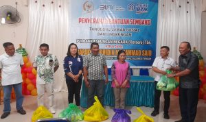 Jelang Natal 2022, Muhidin Said dan BTN Cabang Palu Bantu Umat Kristiani