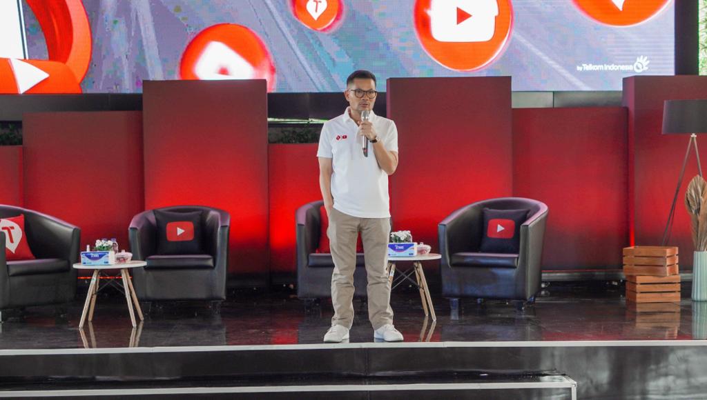 Launching Youtube Premium with Telkomsel_1: Vice President Digital Lifestyle Telkomsel Nirwan Lesmana menyatakan bahwa kini pelanggan Telkomsel bisa merasakan streaming konten video lebih nyaman bebas iklan dan tanpa interupsi di YouTube.Foto : Istimewa