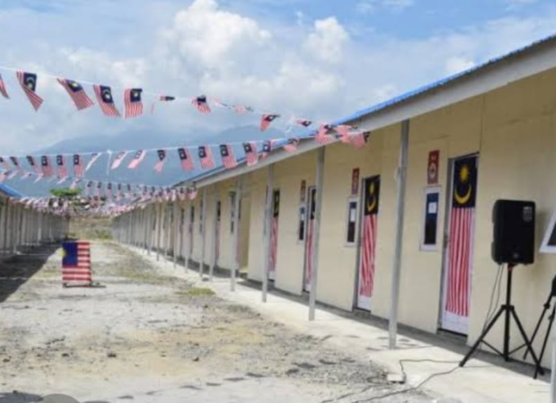 HUNTARA PETOBO,- Lokasi Huntara Petobo berada di sebelah selatan berbatasan dengan desa Loru Kabupaten Sigi. Foto : Syahnia.PijarSulteng.com