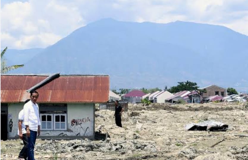Wagub Sulteng, Ma;mun Amir, Kepala BPBD Kota Palu, Presly Tampubolon, Lurah Petobo, Alfin