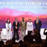 Direktur Digital Business Telkom Muhamad Fajrin Rasyid di Forum AIPF, Jakarta Rabu (6/9/2023).