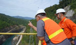Bendongan Balambano merupakan salah satu bendungan dengan teknologi mutakhir di Indonesia yang tengah digalakkan di PT Vale Indonesia.Foto : Dok/Humas Vale