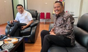 Pj Bupati Morowali Ir.H.A Rachmansyah Ismail, M.Agr, MP bersama dirjen minerba letjen bambang S dan Jendral Pur TNI Moeldoko kepala staf Kepresidenan.Foto : Istimewah