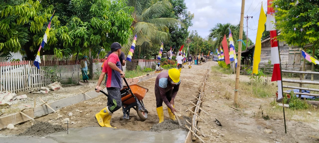 Penghamparan pasir Urug tak nampak. Foto : Istimewa