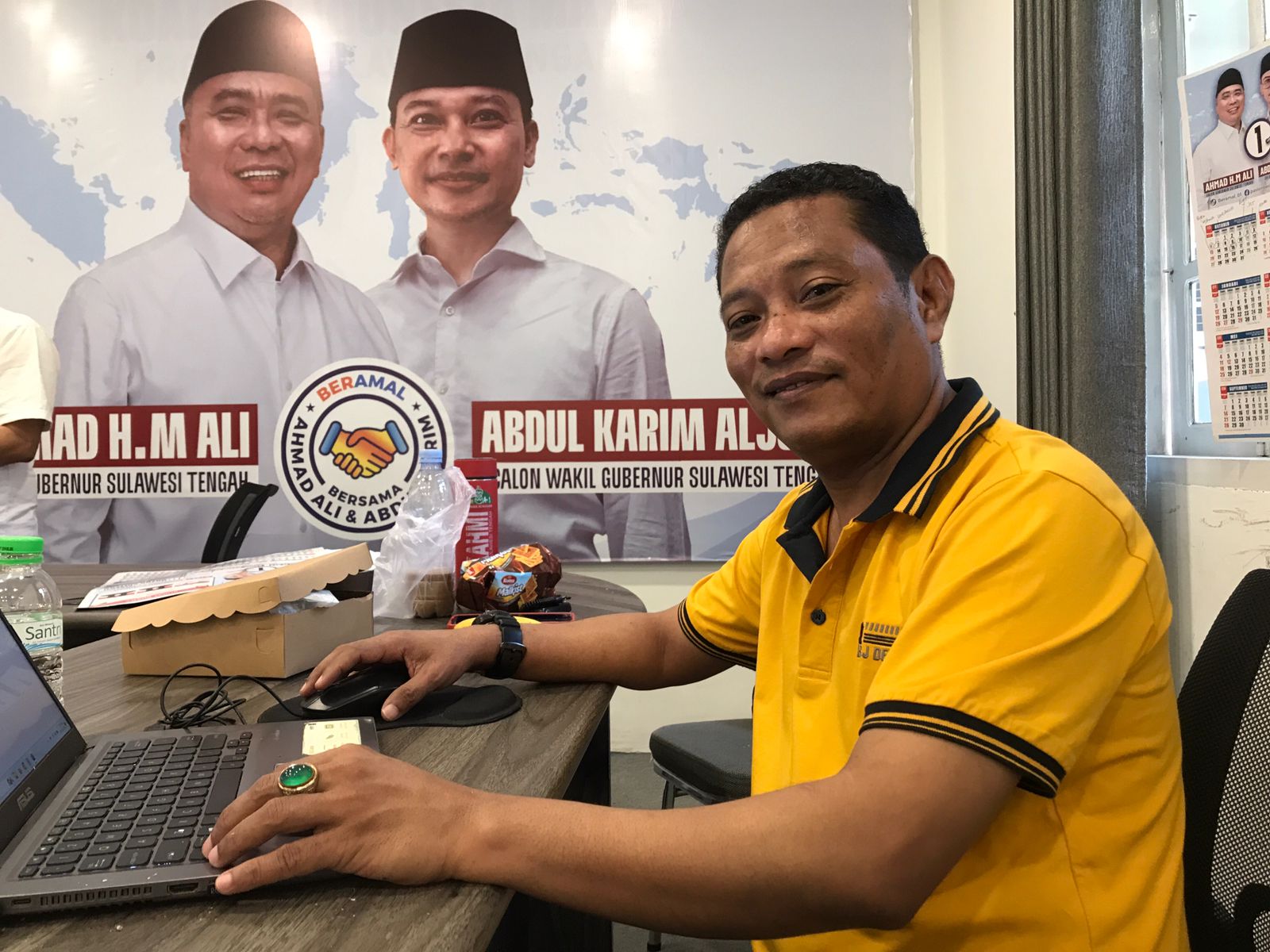 Juru Bicara Partai Koalisi BERAMAL Sulawesi Tengah, Ruslan Sangadji. Foto: Tim Media Partai Koalisi BERAMAL